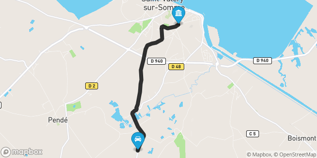 Itinéraire vers Saint-Valery-sur-Somme