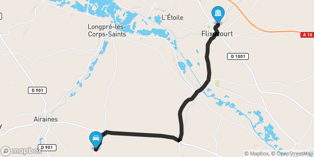Itinéraire vers Flixecourt