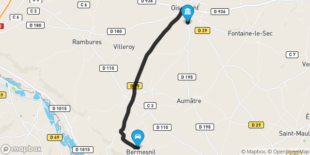 Itinéraire vers Oisemont