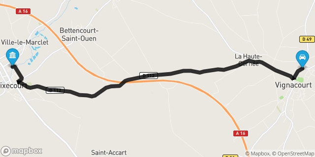 Itinéraire vers Flixecourt