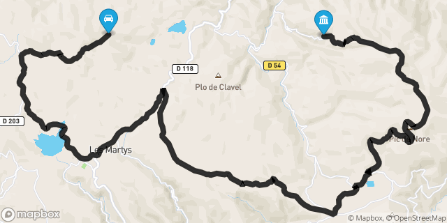Itinéraire vers Mazamet