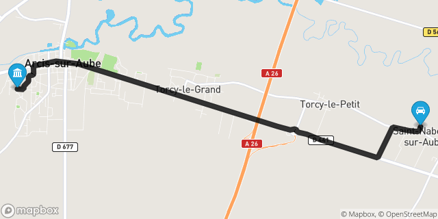 Itinéraire vers Arcis-sur-Aube