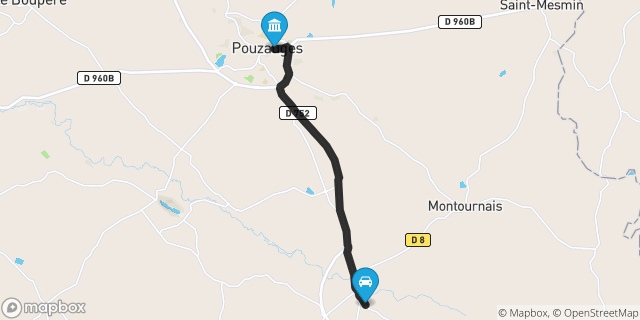 Itinéraire vers Pouzauges