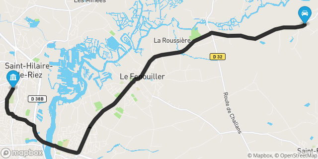 Itinéraire vers Saint-Hilaire-de-Riez