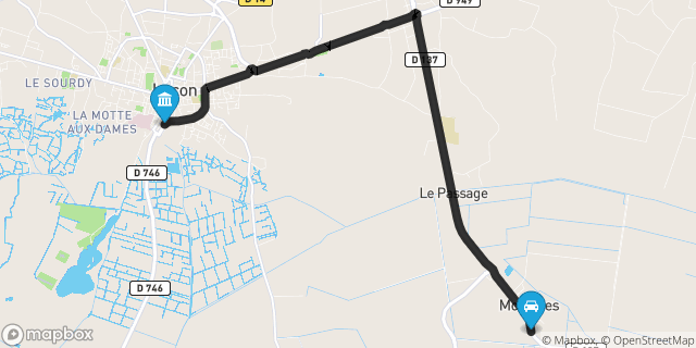 Itinéraire vers Luçon
