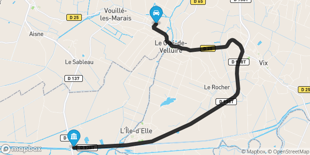 Itinéraire vers Marans