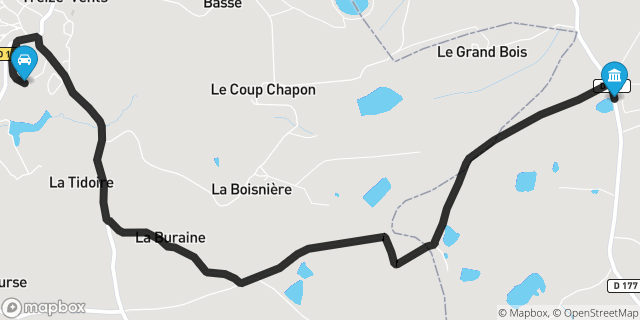 Itinéraire vers Mauléon