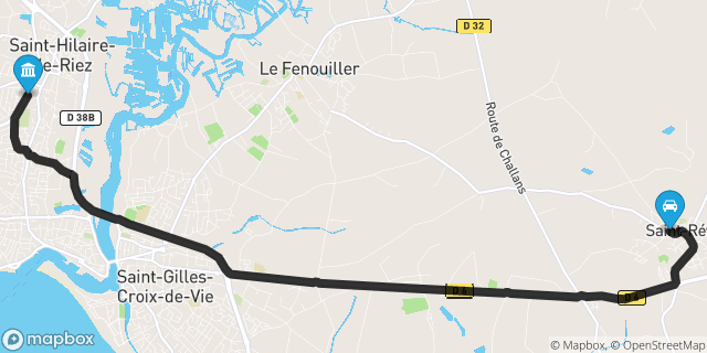 Itinéraire vers Saint-Hilaire-de-Riez