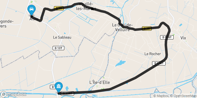 Itinéraire vers Marans