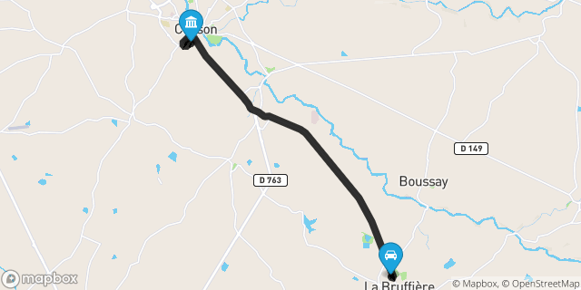 Itinéraire vers Clisson