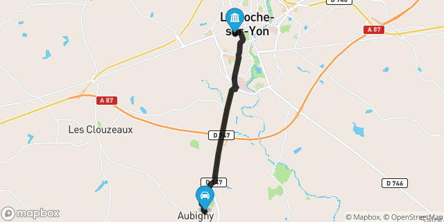 Itinéraire vers La Roche-sur-Yon