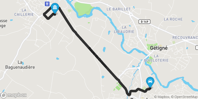 Itinéraire vers Clisson