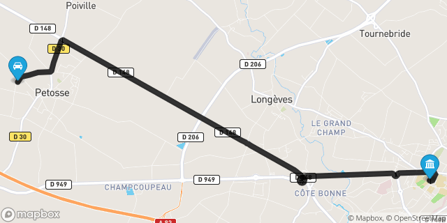 Itinéraire vers Fontenay-le-Comte
