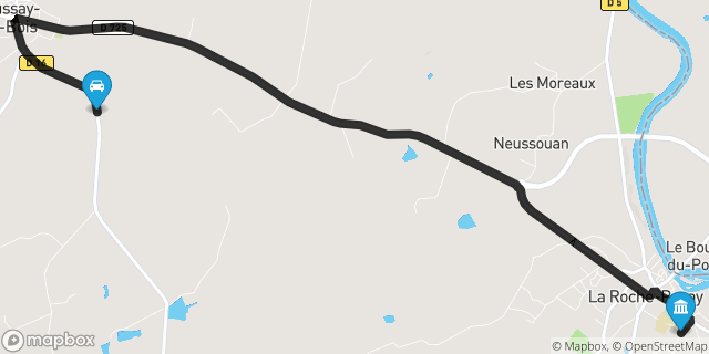 Itinéraire vers La Roche-Posay