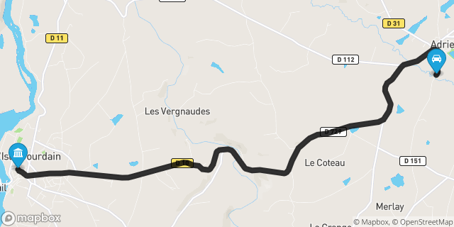 Itinéraire vers L'Isle-Jourdain