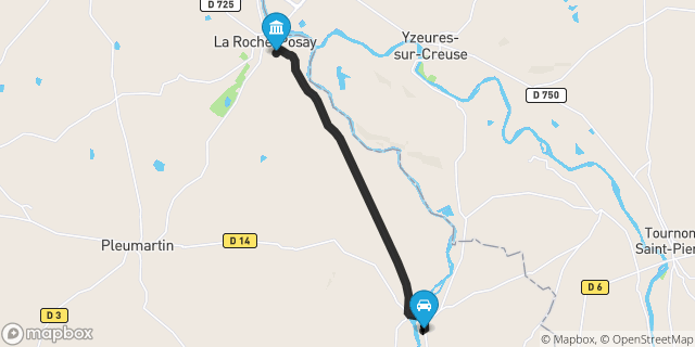 Itinéraire vers La Roche-Posay