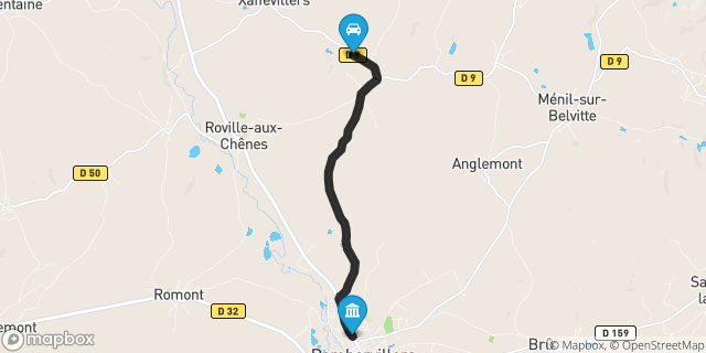 Itinéraire vers Rambervillers