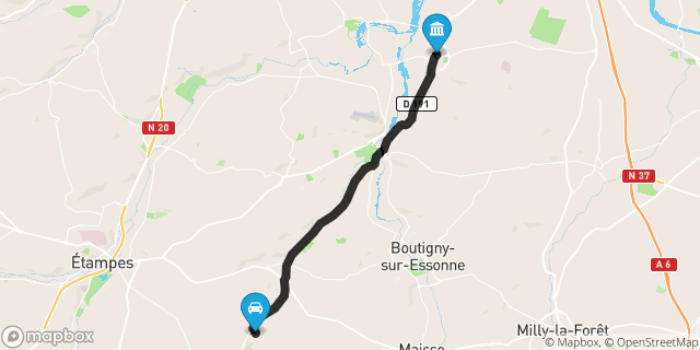 Itinéraire vers Ballancourt-sur-Essonne