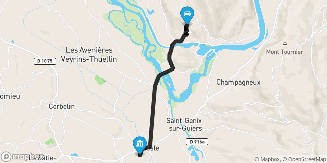Itinéraire vers Aoste
