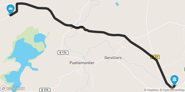 Itinéraire vers Montier-en-Der