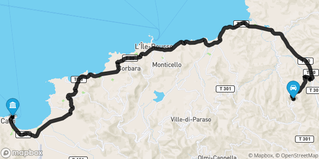 Itinéraire vers Calvi