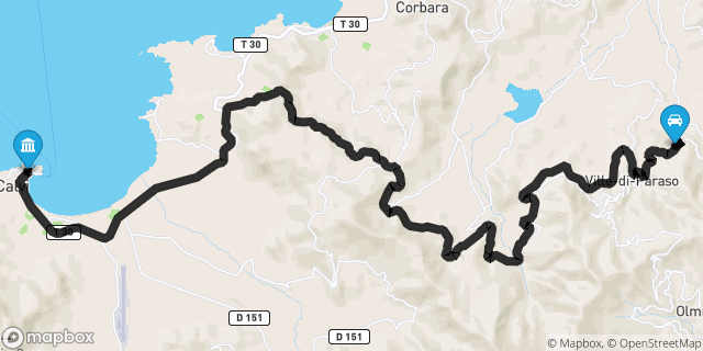 Itinéraire vers Calvi