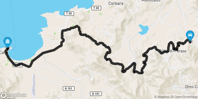 Itinéraire vers Calvi