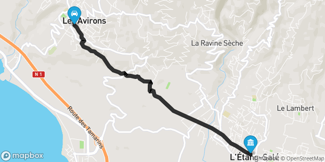 Itinéraire vers Étang-Salé