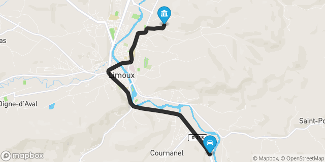 Itinéraire vers Limoux