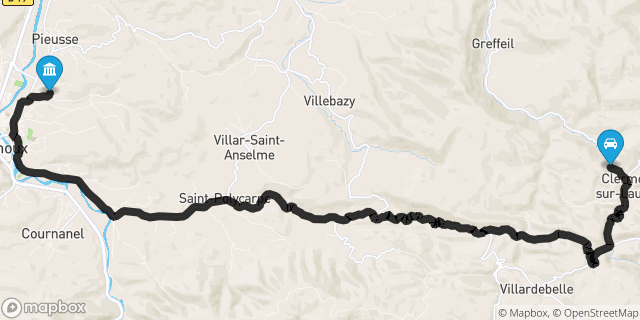 Itinéraire vers Limoux