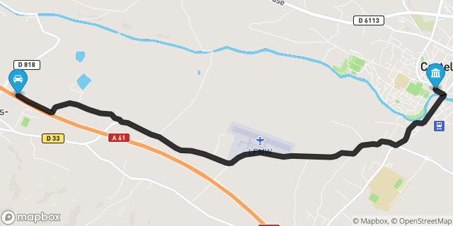 Itinéraire vers Castelnaudary