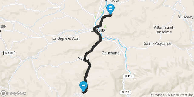 Itinéraire vers Limoux
