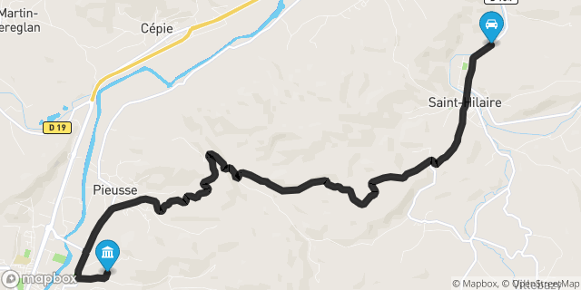 Itinéraire vers Limoux