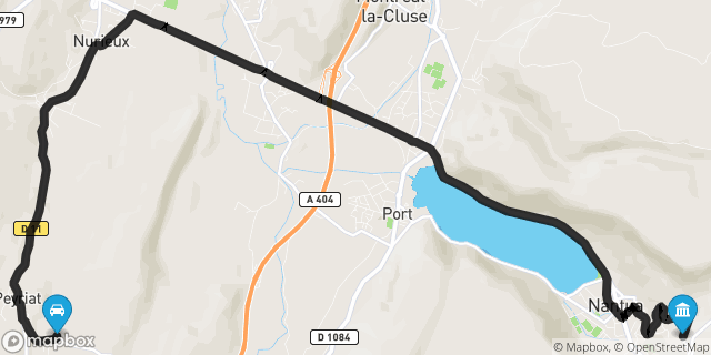 Itinéraire vers Nantua