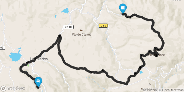Itinéraire vers Mazamet