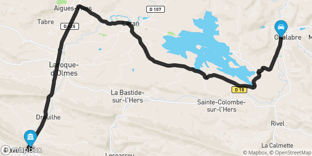 Itinéraire vers Lavelanet