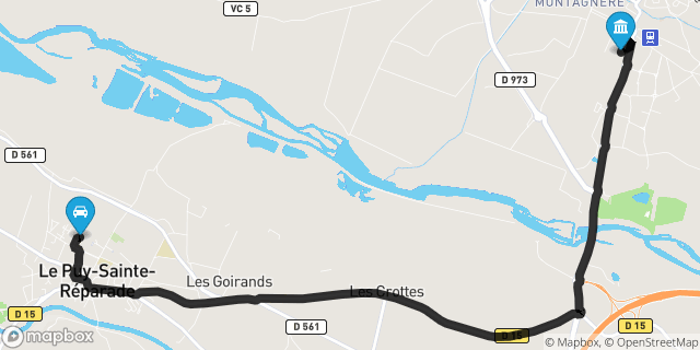 Itinéraire vers Pertuis