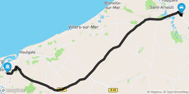 Itinéraire vers Dives-sur-Mer