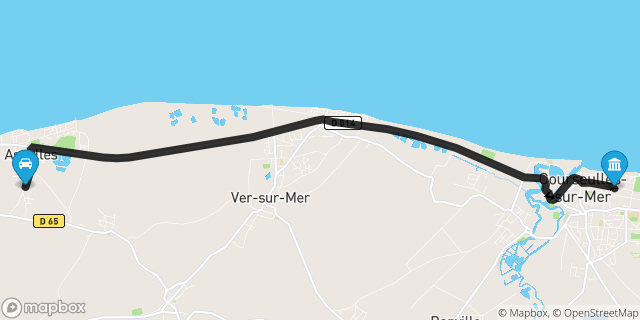 Itinéraire vers Courseulles-sur-Mer