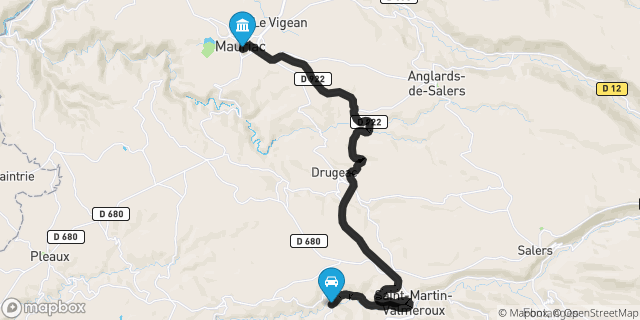Itinéraire vers Mauriac