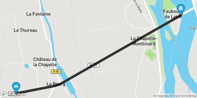 Itinéraire vers La Charité-sur-Loire