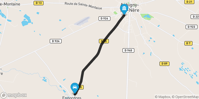 Itinéraire vers Aubigny-sur-Nère