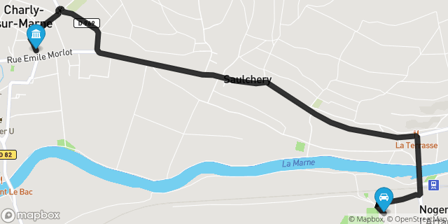 Itinéraire vers Charly-sur-Marne