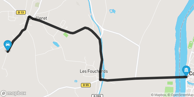 Itinéraire vers Cosne-Cours-sur-Loire