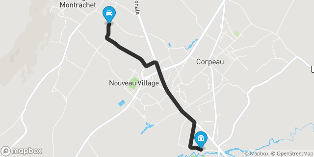 Itinéraire vers Chagny