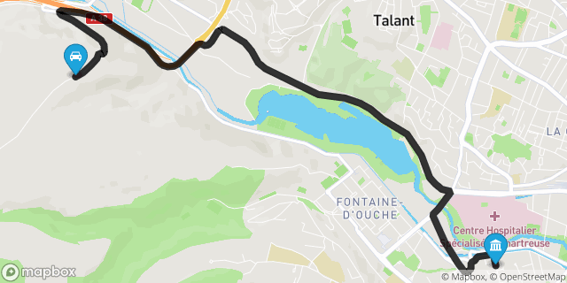 Itinéraire vers Dijon