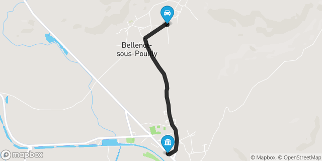 Itinéraire vers Pouilly-en-Auxois