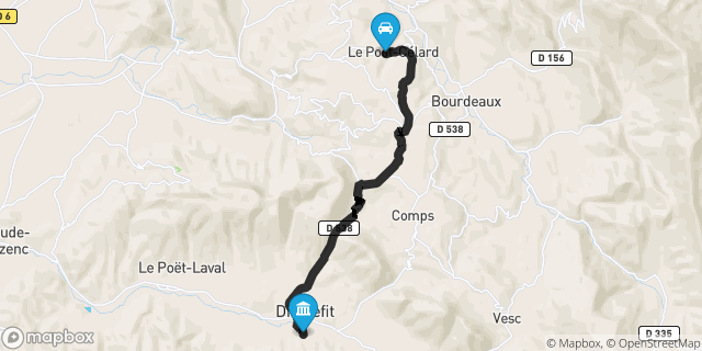 Itinéraire vers Dieulefit