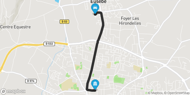 Itinéraire vers Romans-sur-Isère
