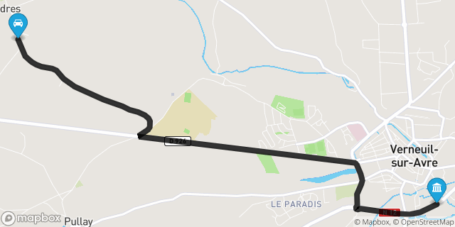 Itinéraire vers Verneuil-sur-Avre